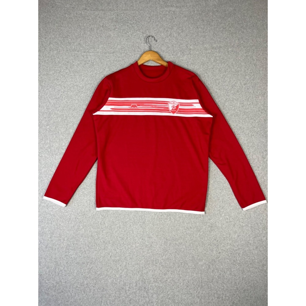 FC Serbian Soccer Club Shirt Mens XL Red Long Sleeve Vajska Futbol Club